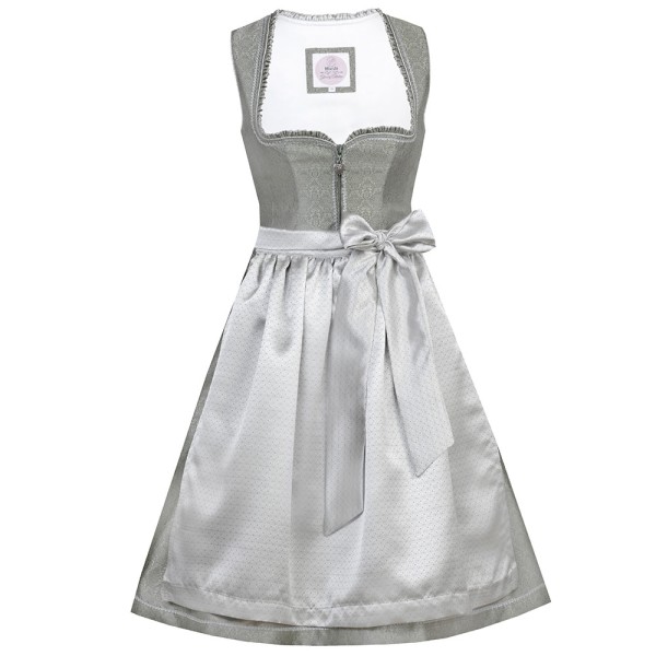 Dirndl Eluisa, 58 cm, moos/silbergrau