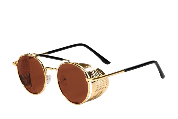Brille Festival Steampunk, gold