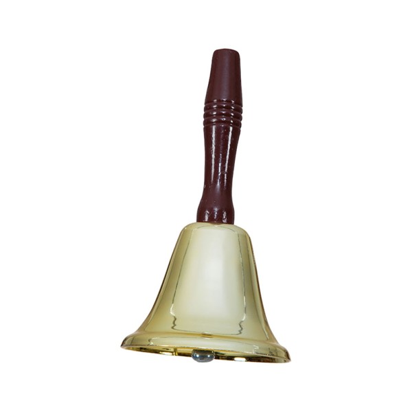 Glocke mit Holzgriff, 18 cm