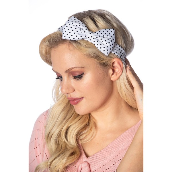 Haarband Dionne mit Schleife, gepunktet
