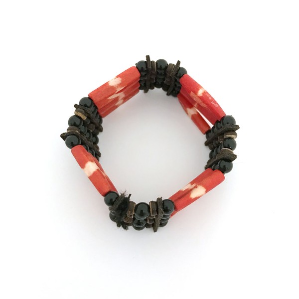 Armreif mit Perlen, elastisch