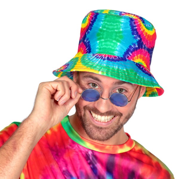 Bucket Mütze, Batik, bunt