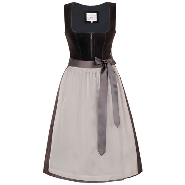 Dirndl Bidingen, 65 cm, lakritz
