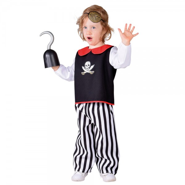 Kinder Kostüm Baby Pirat, 2-Teilig