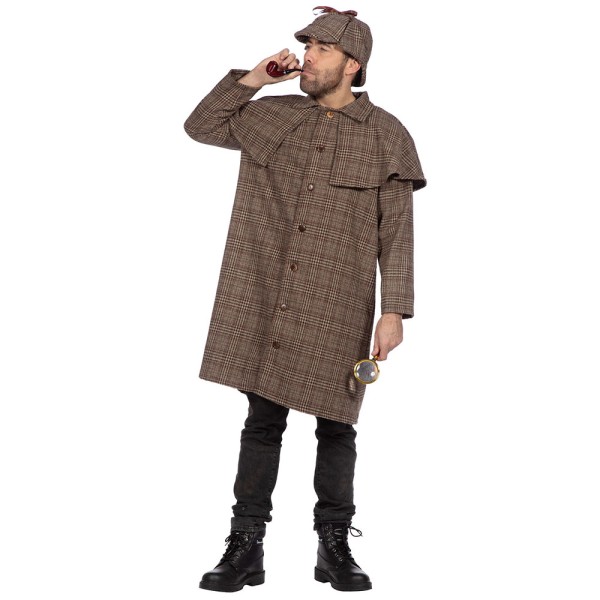 Herren Detektivmatel und Hut, Sherlock Holmes