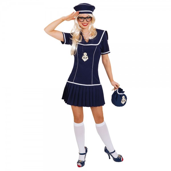 Damenkleid Seefrau inkl. Mütze
