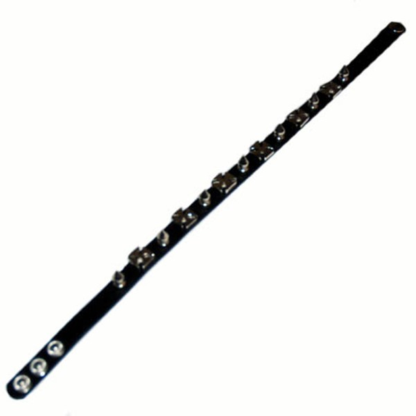 Halsband Pins & Kreuze, Leder