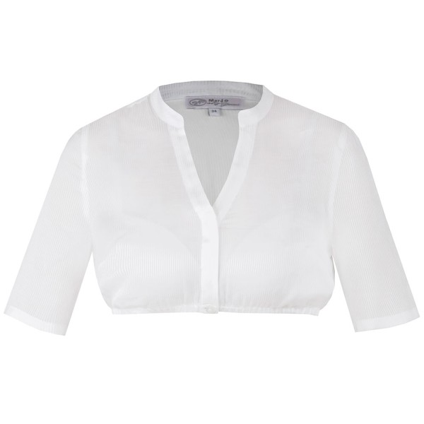 Dirndlbluse Herrsching, Kurzarm, ecru