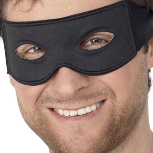Augenmaske Zorro, schwarz