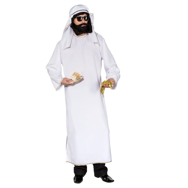 Scheich mit Kopfbedeckung, weiss