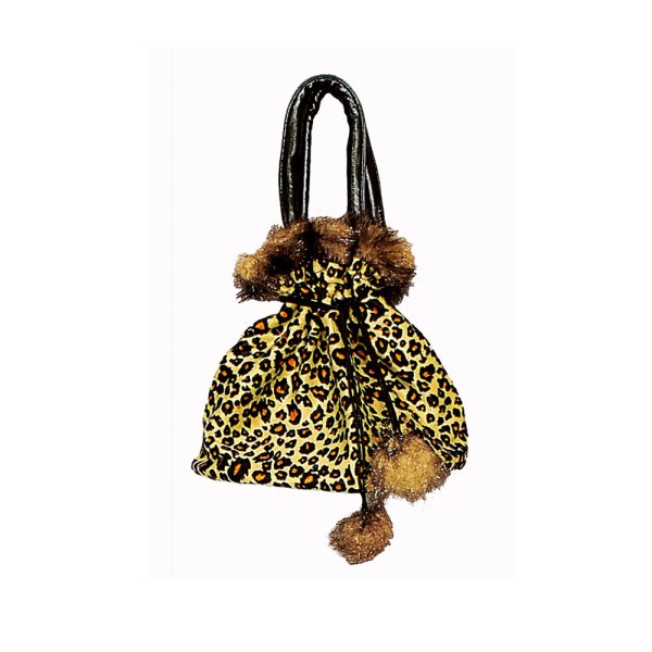 Beuteltasche Pompadour, Leopardenmuster