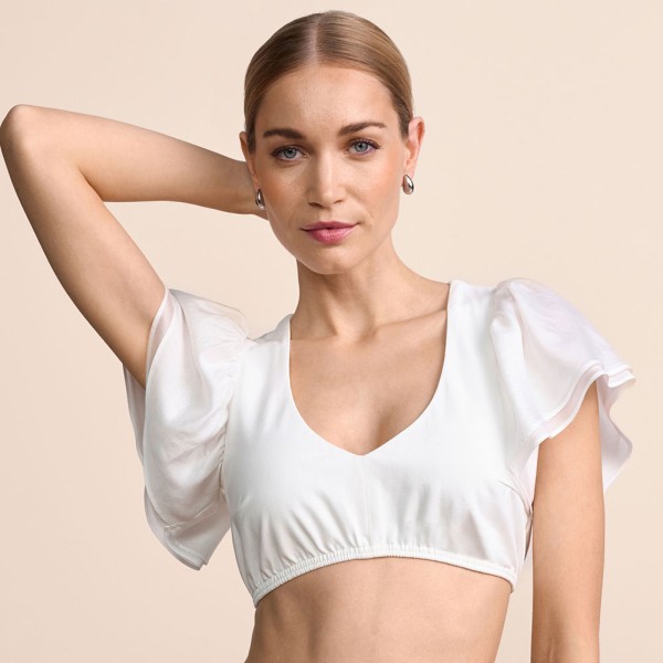 Dirndlbluse Zelina, ecru
