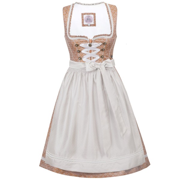 Dirndl Innernzell, 50 cm, zimt/taupe
