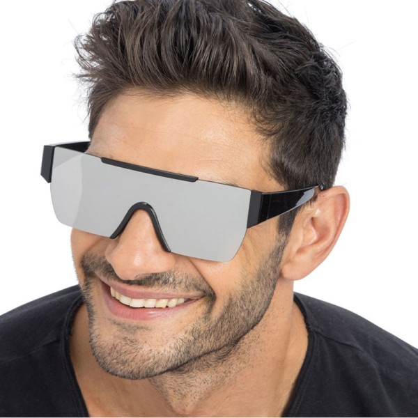 Brille Festival Flat Top, gespiegelt, silber