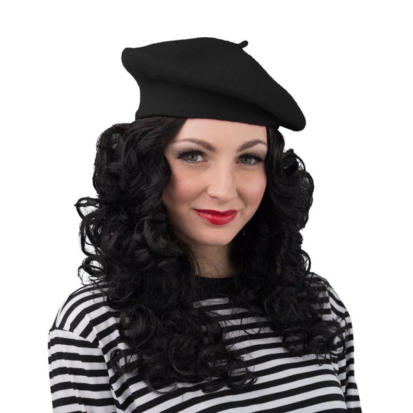 Basken Mütze, Barett / Béret, schwarz