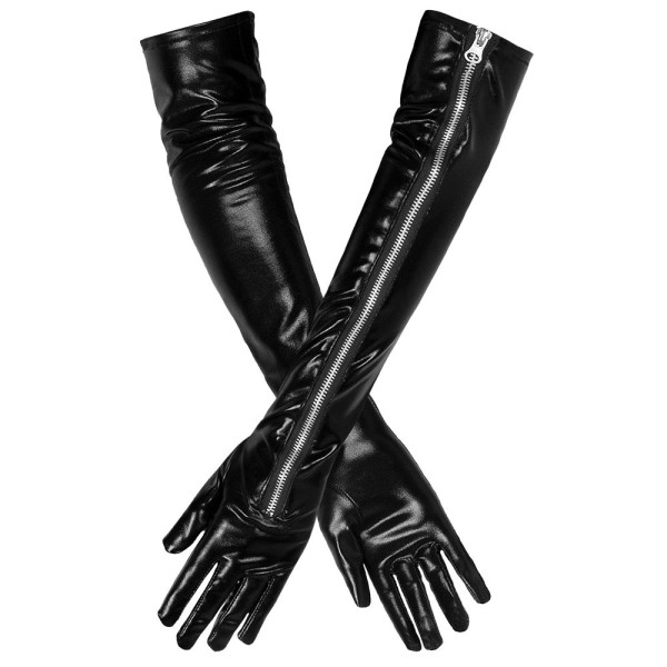Damen Handschuhe Opera Kinky, schwarz
