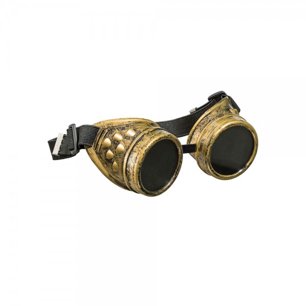 Brille Steampunk Goggles, bronze