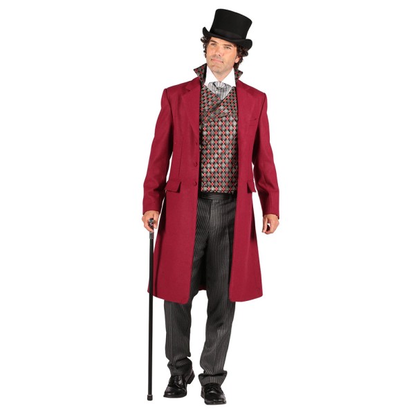 Herren Biedermeier Weste mit Jabot