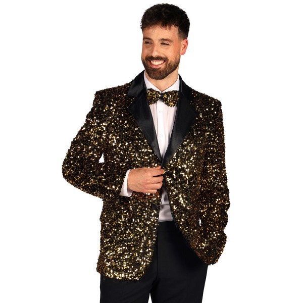 Herren Pailletten Jacke Showstar