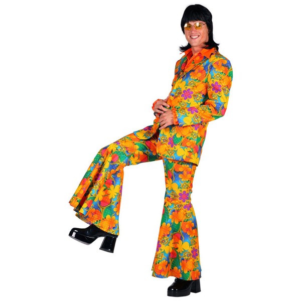 Herren 70's Anzug Broadwayne, Blumen