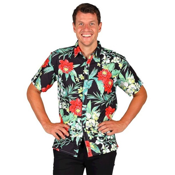 Hawaiihemd, Rosen, bunt