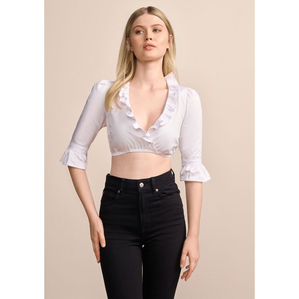 Dirndlbluse Katima, ecru
