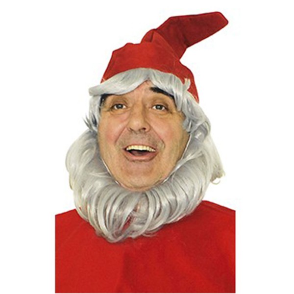 Zwergen Mütze mit Bart