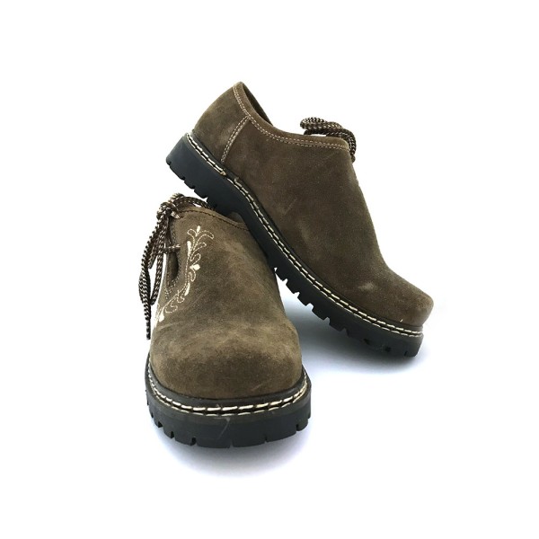 Herren Haferl Schuhe, Hannes Bock Coffee, verziert