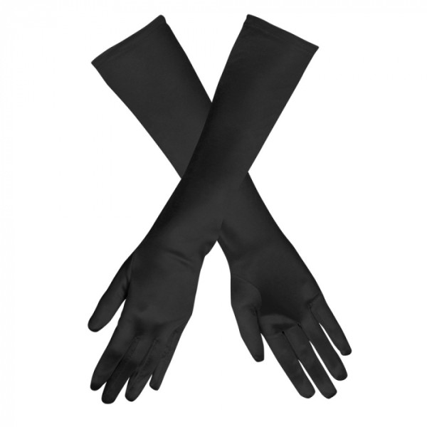 Handschuhe Monte Carlo, Satin, 35 cm