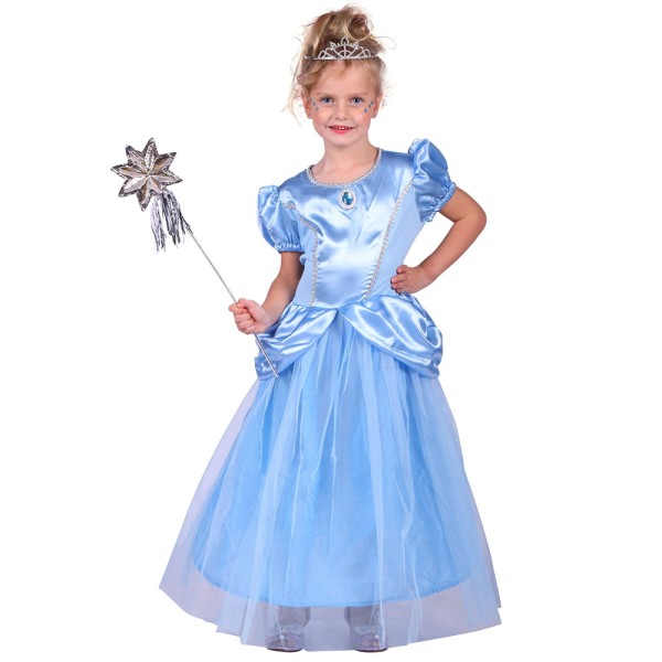 Mädchen Prinzessin Kleid Royal, blau