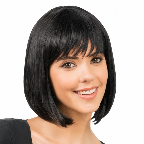 Damen Perücke Lova, schwarz