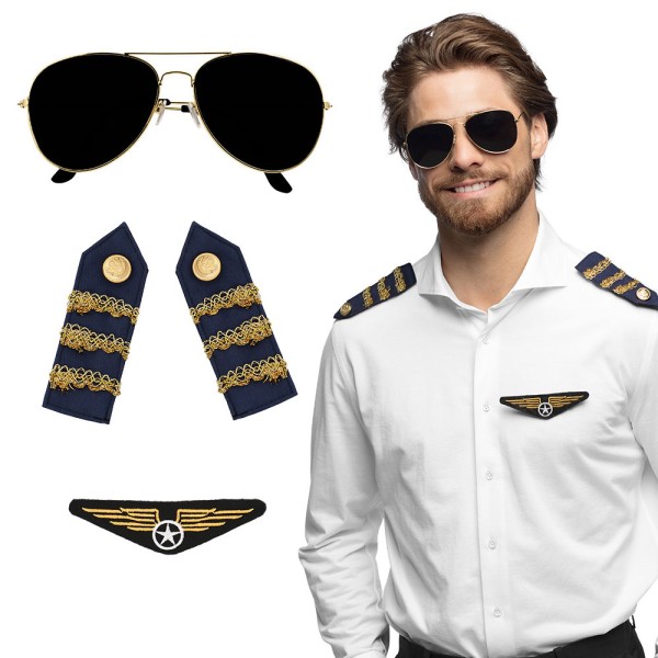 Piloten Set, 4-Teilig