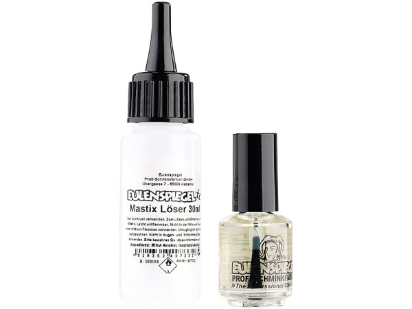 Mastix-Set, Kleber 7ml und Löser 30ml