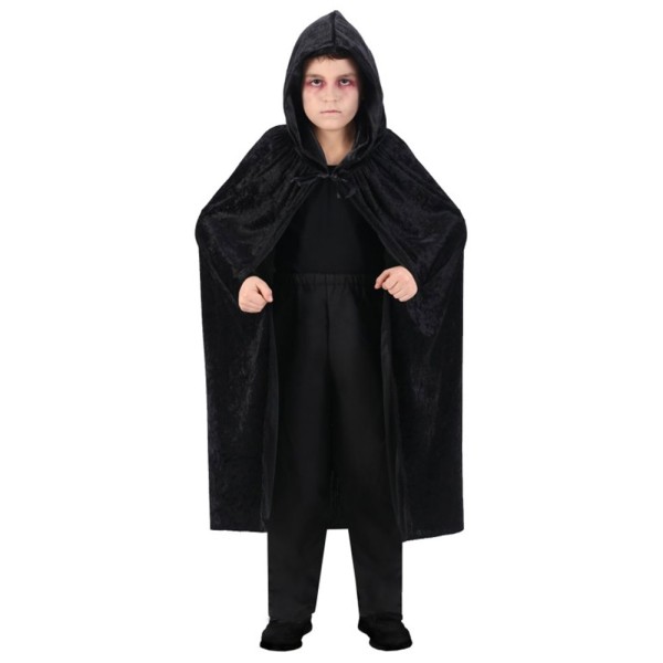 Kinder Cape mit Kapuze, Samt