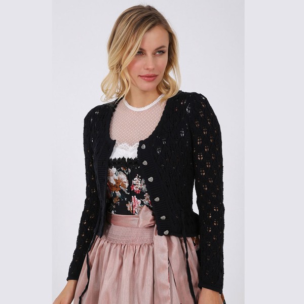 Damen Trachtenjacke Florentine, schwarz
