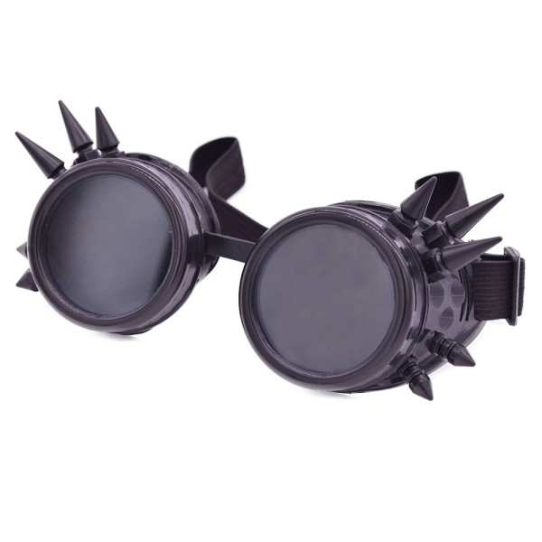 Brille Steampunk Goggles mit Stacheln
