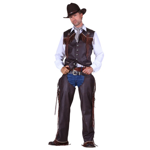 Herren Cowboy Weste, braun