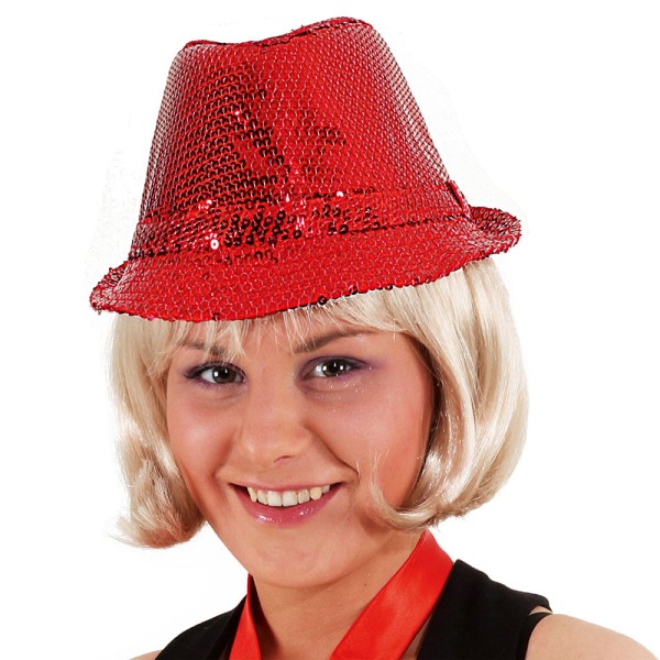 Pailletten Hut Discoqueen
