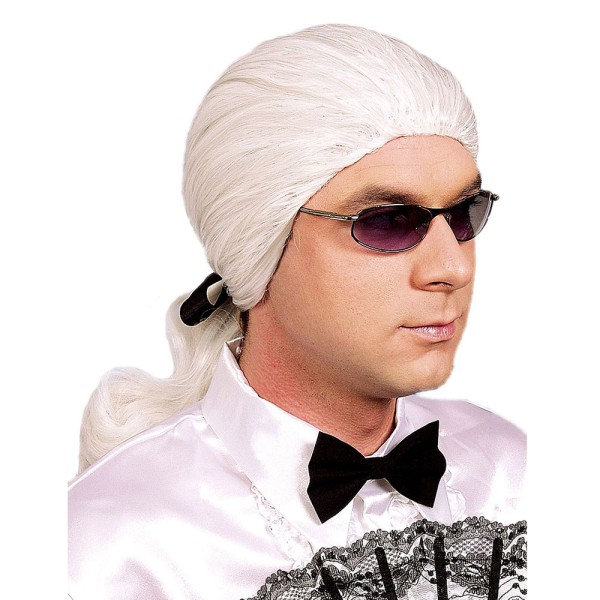 Herren Perücke Karl mit Zopf