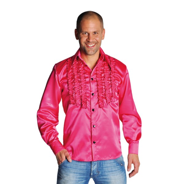 Rüschenhemd 70er Jahre