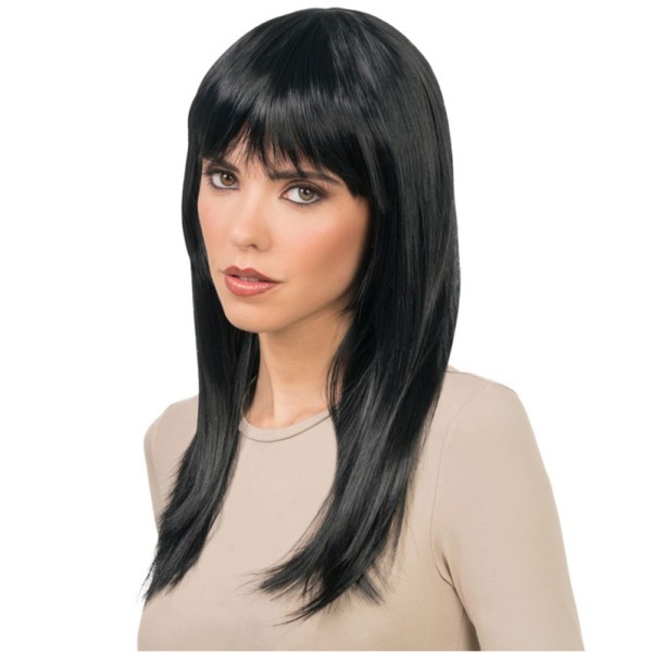 Damen Perücke Rihanna, lang mit Pony