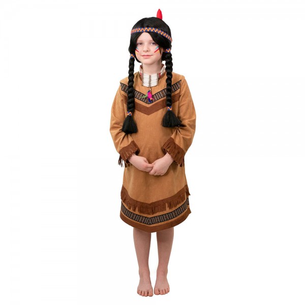 Mädchen Kleid Indianerin