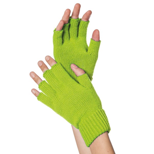 Strick-Handschuhe, fingerlos
