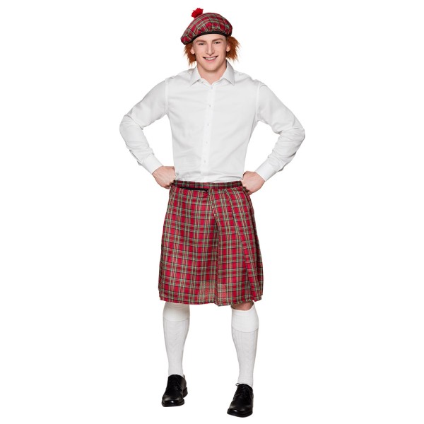 Schotten Barett Mr. Tartan, mit Haar