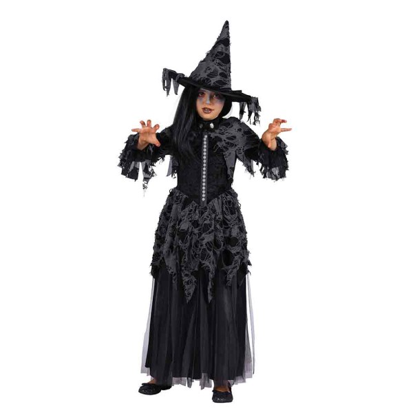 Madchen Kleid Voodoo Hexe, Der Tod, schwarz