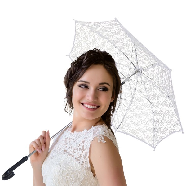 Schirme mit Spitzen, 80 cm
