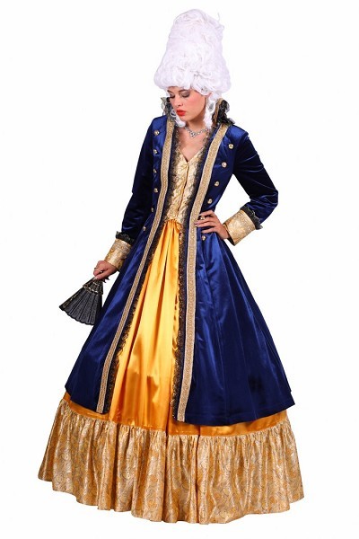 Marquise Kostüm Deluxe, Kleid, Jacke und Krinolin
