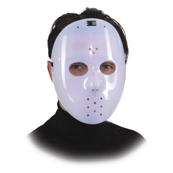 Hockey-Maske, weiss