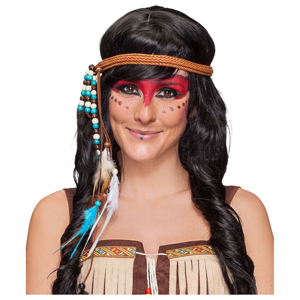 Indianer Kopfband mit Schmuck