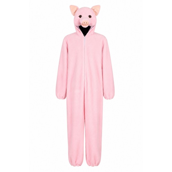Overall Schwein, pink